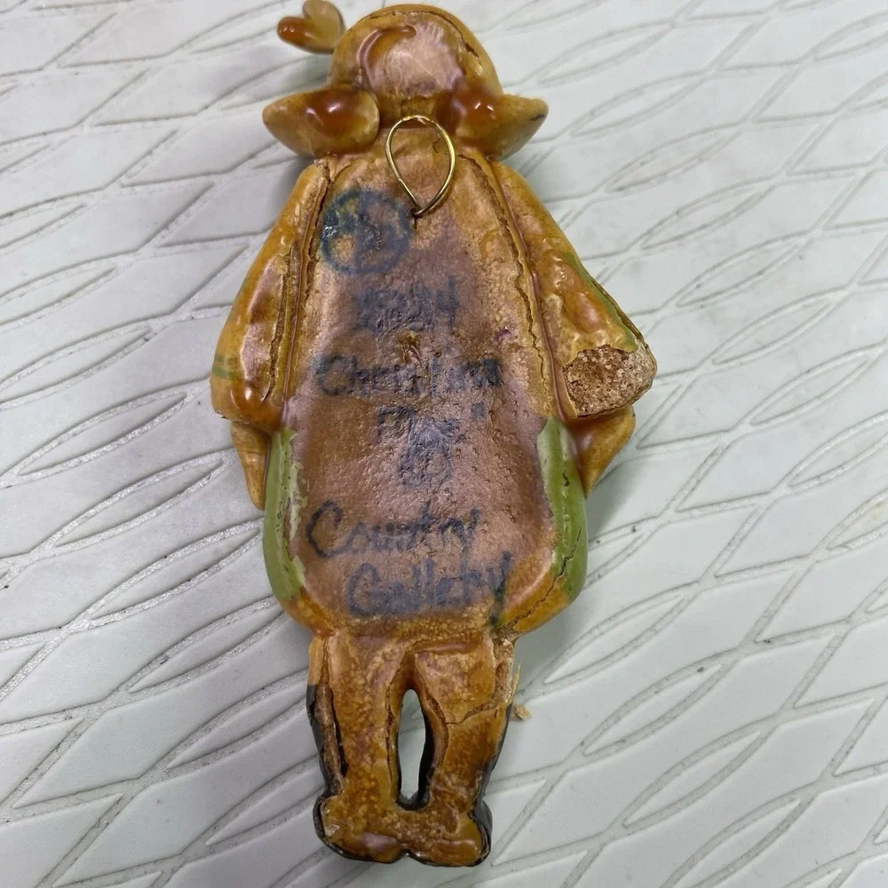 1984 ORIGINAL Christina Mae Risley Resin Figurine Ornament Country Gallery 4